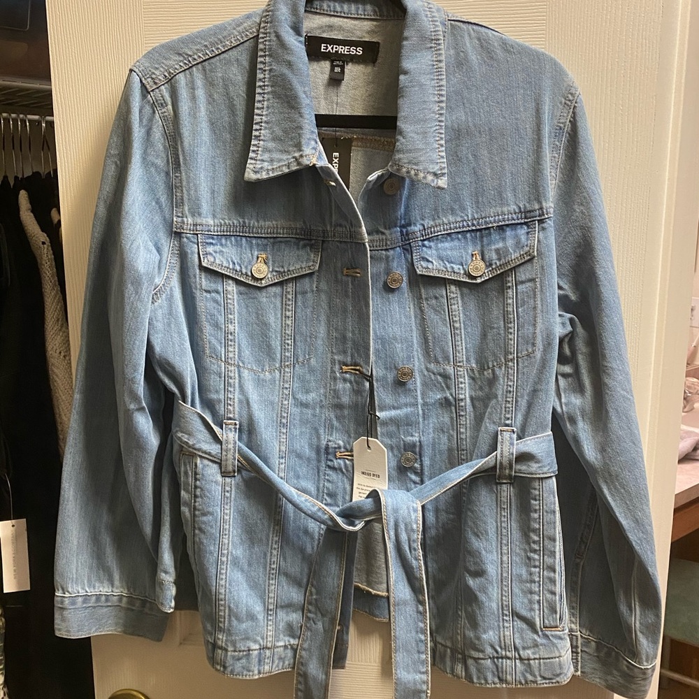 Express denim jacket new with tags